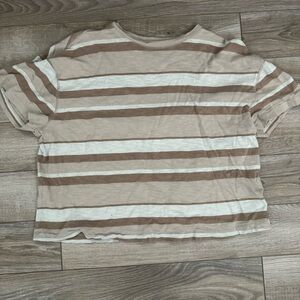 Striped Boxy Tee